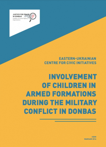Zaangażowanie dzieci w formacje zbrojne podczas konfliktu militarnego w Donbasie