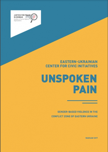 Niewypowiedziany ból. Przemoc ze względu na płeć w strefie konfliktu na wschodzie Ukrainy