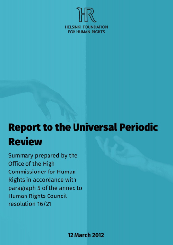 Raport do Powszechnego Okresowego Przeglądu Praw Człowieka 2012