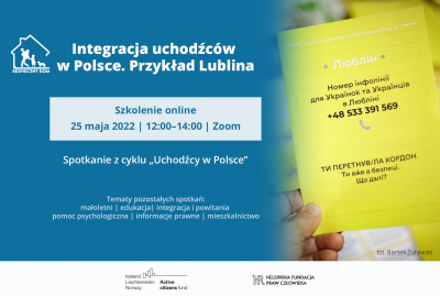 Integracja uchodźców w Polsce. Przykład Lublina – spotkanie online