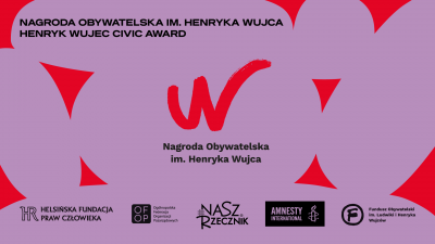 Ruszyły zgłoszenia do tegorocznej edycji Nagrody Obywatelskiej im. Henryka Wujca